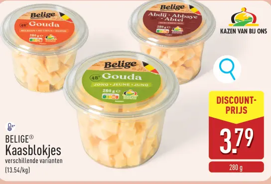 Promotie: Kaasblokjes