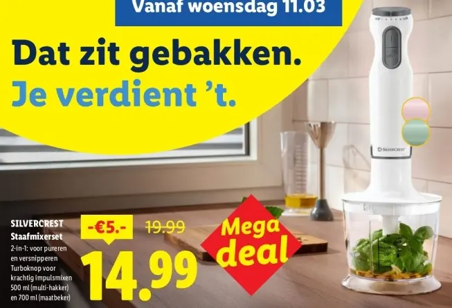Aanbieding: Staafmixer