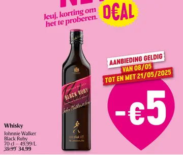 Aanbieding: Johnnie Walker Black Ruby