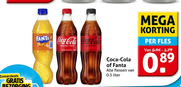 Aanbieding: Coca-Cola of Fanta