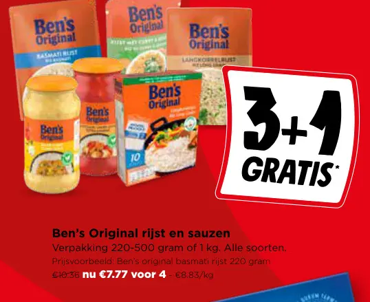 Promotie: Ben's Original rijst en sauzen