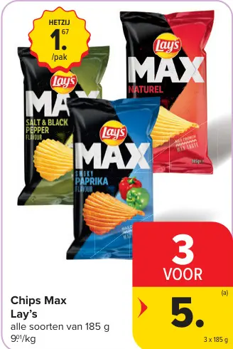 Promotie: Chips Max