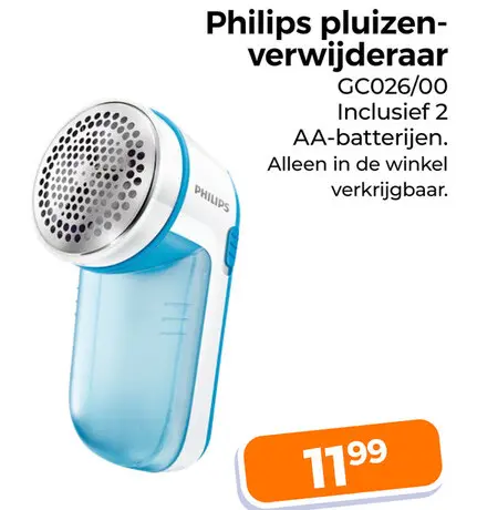 Aanbieding: Philips pluizenverwijderaar