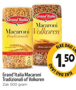 Aanbieding: Grand'Italia Macaroni Tradizionali 500 g