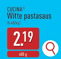 Aanbieding: Witte pastasaus