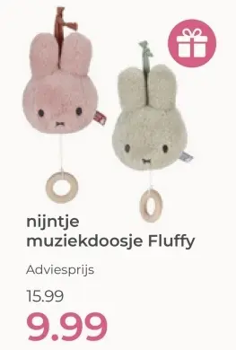 Aanbieding: nijntje muziekdoosje Fluffy