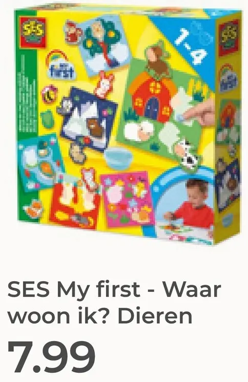 Aanbieding: My first - Waar woon ik? Dieren
