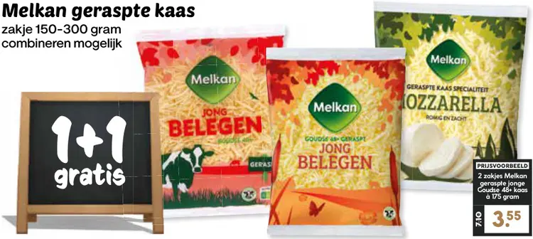 Aanbieding: Geraspte kaas