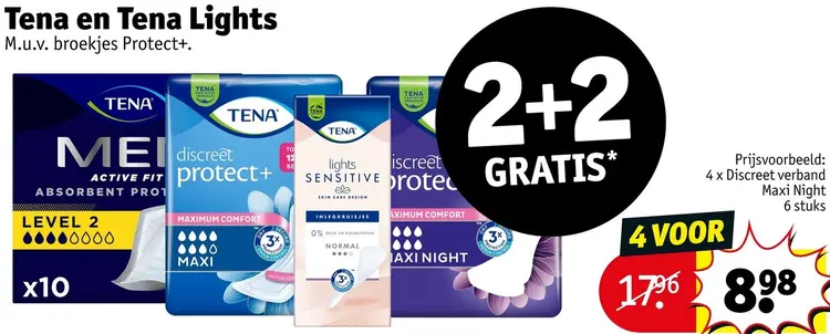 Promotie: Tena en Tena Lights