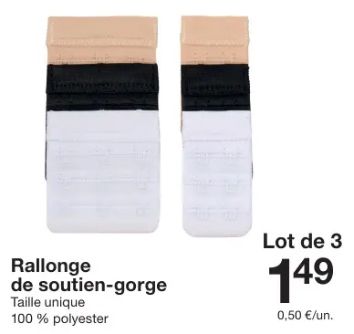 Offre: Rallonge de soutien-gorge