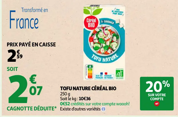 Promotie: Tofu nature