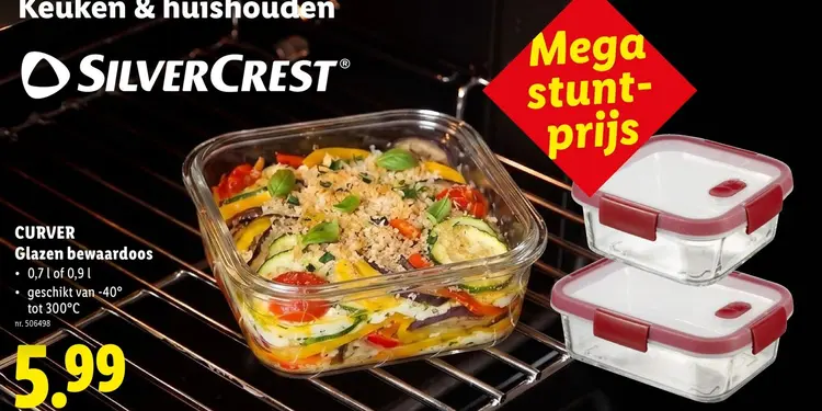 Promotie: Glazen bewaardoos