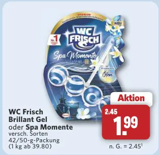 Aanbieding: WC Frisch Brillant Gel oder Spa Momente
