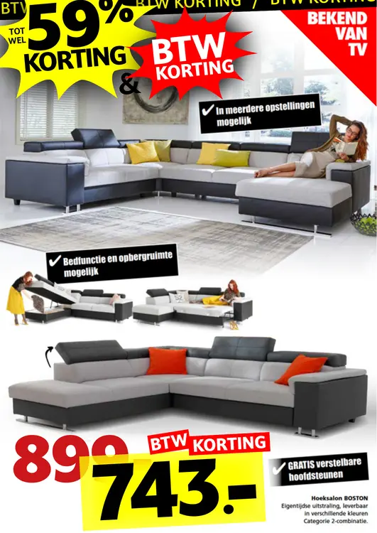 Promotie: Hoeksalon BOSTON
