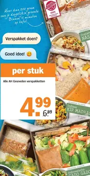 Aanbieding: Alle AH Gesneden verspakketten