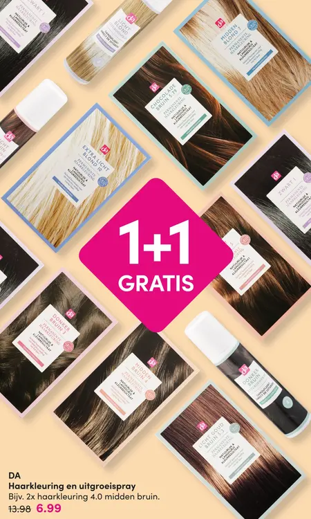 Aanbieding: Haarkleuring en uitgroeispray