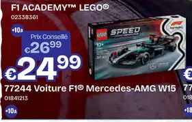 Offre: 77244 LEGO Speed Champions Mercedes-AMG F1 W