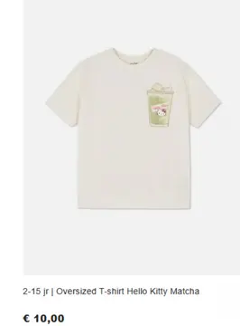 Aanbieding: 2-15 jr | Oversized T-shirt Hello Kitty Match
