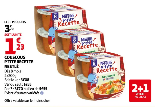 Offre: Couscous p'tite recette