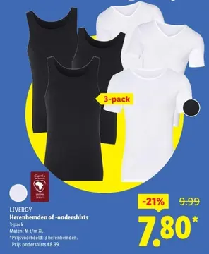 Aanbieding: Heren ondershirts