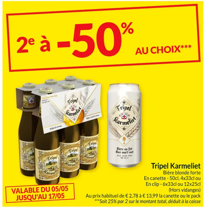Offre: Tripel Karmeliet