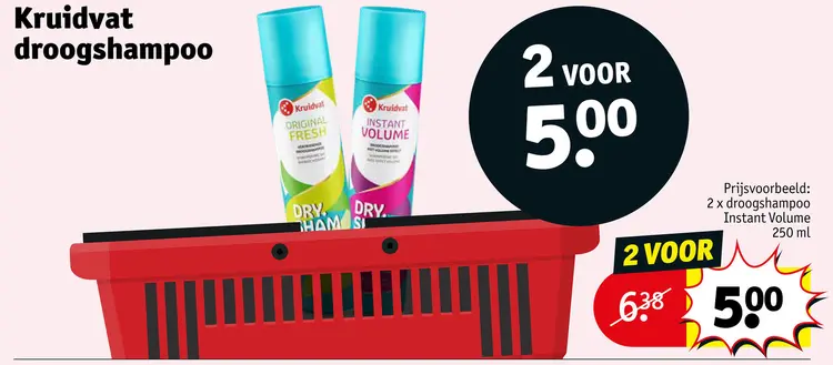 Promotie: Droogshampoo