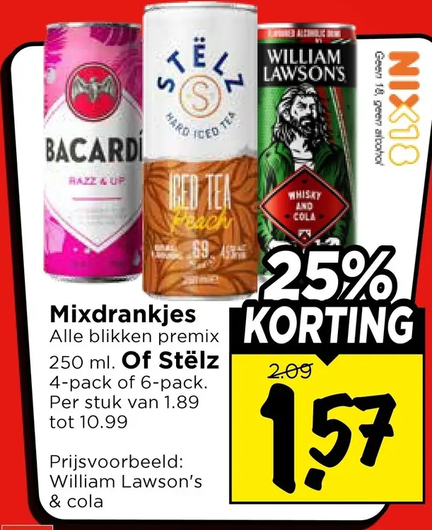 Aanbieding: Mixdrankjes