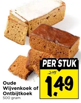 Oude Wijvenkoek of Ontbijtkoek