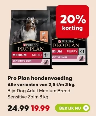 Aanbieding: Pro Plan hondenvoeding
