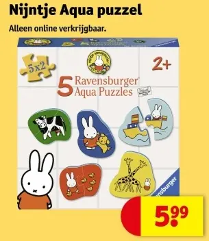 Aanbieding: Nijntje Aqua puzzel