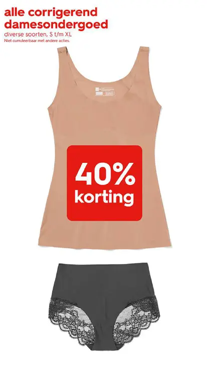 Promotie: corrigerend damesondergoed