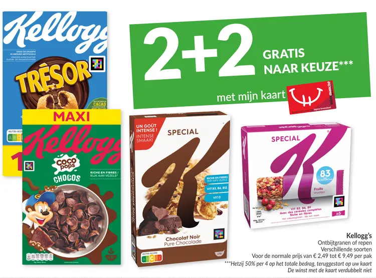 Promotie: Ontbijtgranen of repen