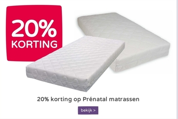 Aanbieding: Prénatal matrassen