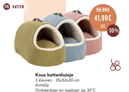 Aanbieding: Knus kattenhuisje