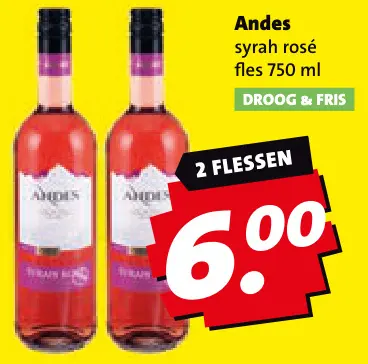 Aanbieding: Andes Syrah rosé