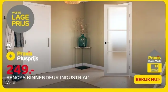 Aanbieding: Sencys binnendeur industrial