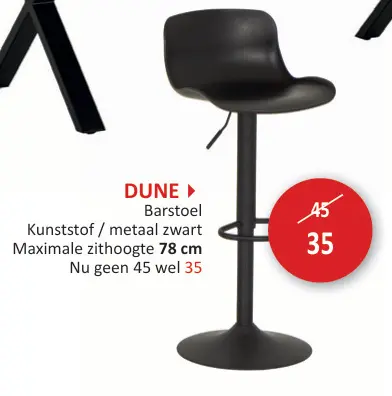 Promotie: Dune Barstoel