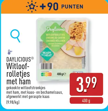 Promotie: Witloofrolletjes met ham