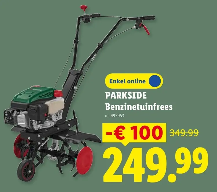 Promotie: Benzinetuinfrees