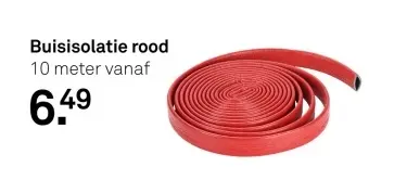 Aanbieding: Buisisolatie rood