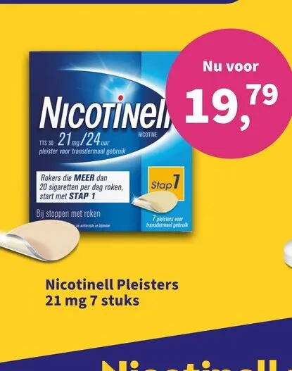 Aanbieding: Nicotinell Pleisters