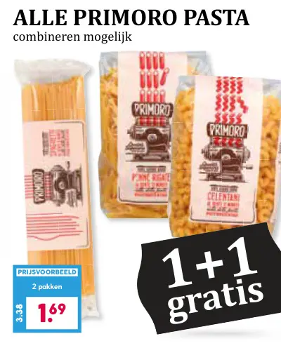 Aanbieding: Alle Primoro pasta
