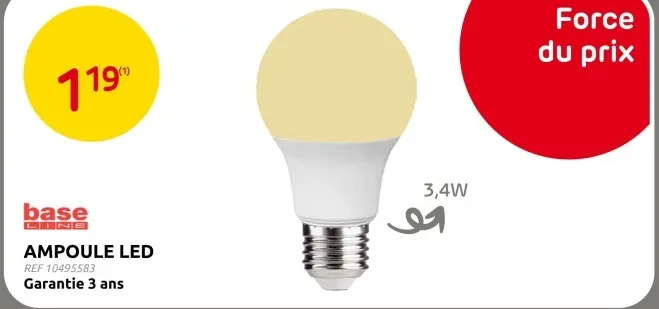Offre: Ampoule led