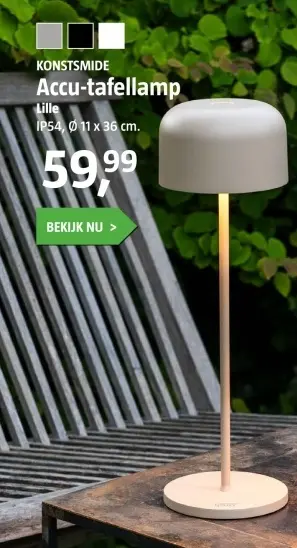 Aanbieding: Accu-tafellamp Lille