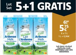 Promotie: Lait demi-écrémé / Halfvolle melk