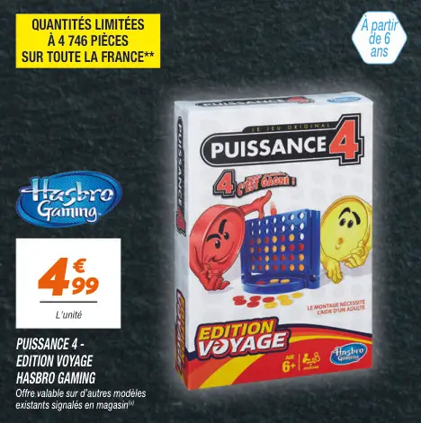Offre: Puissance 4 - edition voyage