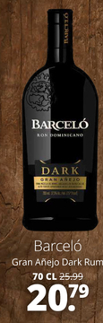 Aanbieding: Barceló Gran Añejo Dark Rum