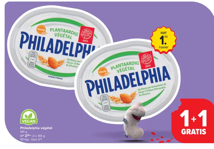 Offre: Philadelphia végétal