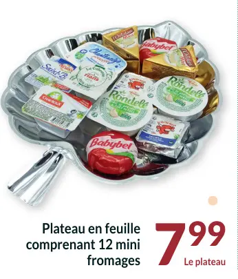 Offre: Plateau en feuille