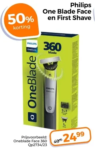 Aanbieding: One Blade Face en First Shave